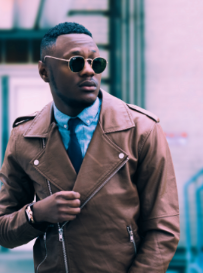 Picture of Brown Classic Leather Jacket